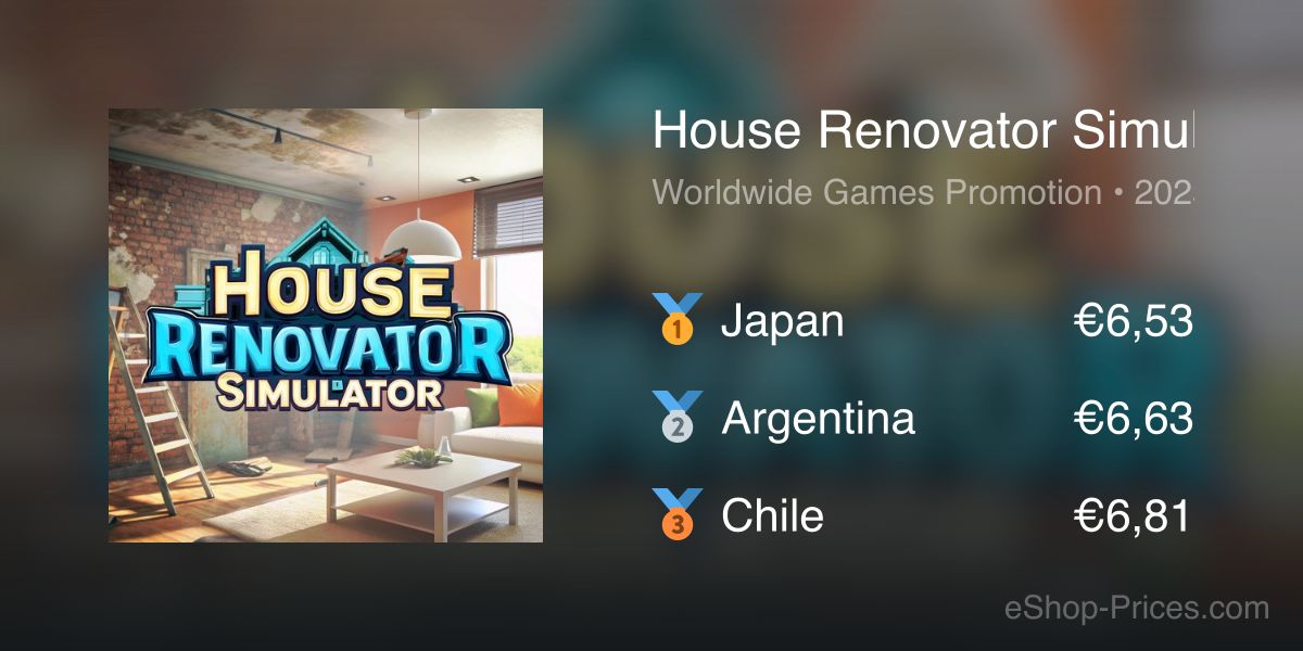 House Renovator Simulator | Cheapest eShop Price