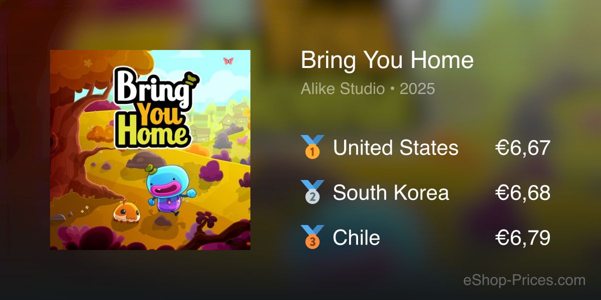 Bring You Home | Cheapest eShop Price