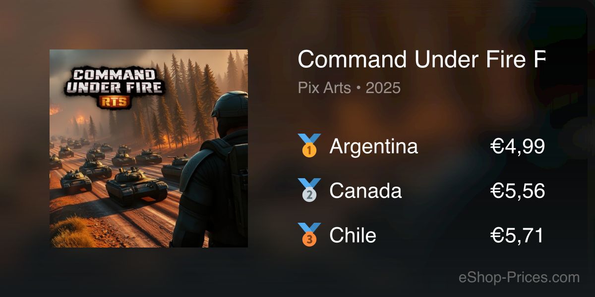 Command Under Fire Rts Command Under Fire RTS | Cheapest eShop Price
