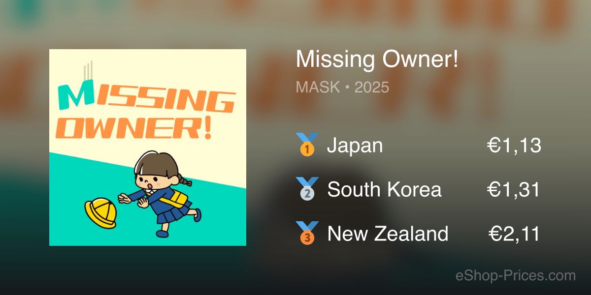 Missing Owner! | Cheapest eShop Price