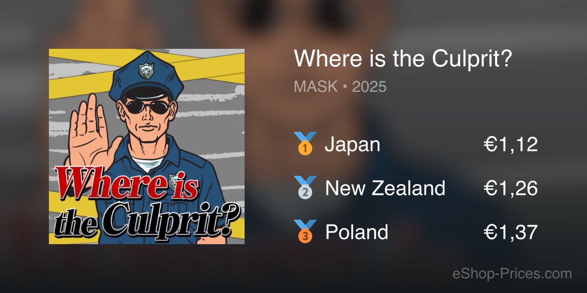 Where is the Culprit? | Cheapest eShop Price