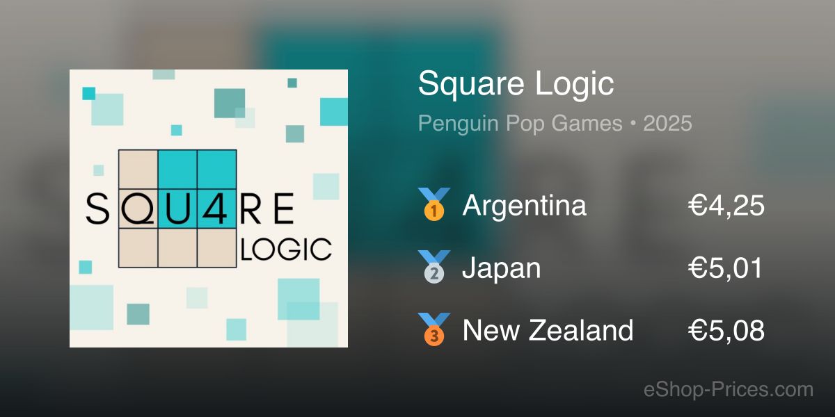 Square Logic | Cheapest eShop Price