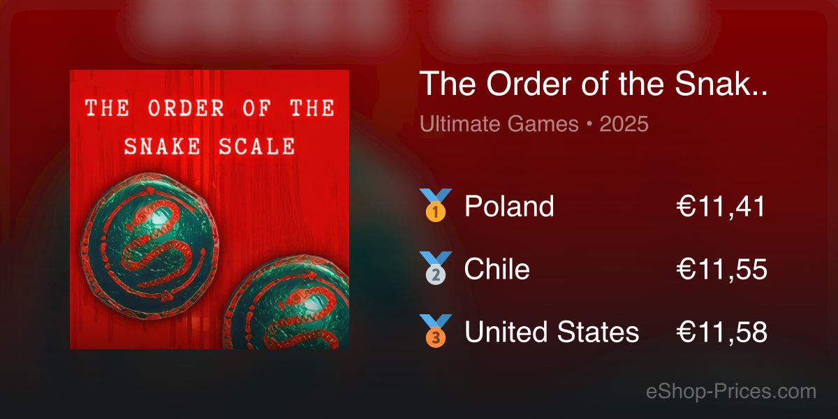 The Order of the Snake Scale | Cheapest eShop Price