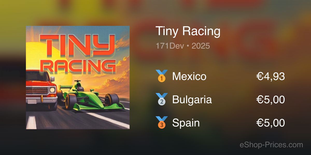 Tiny Racing | Cheapest eShop Price