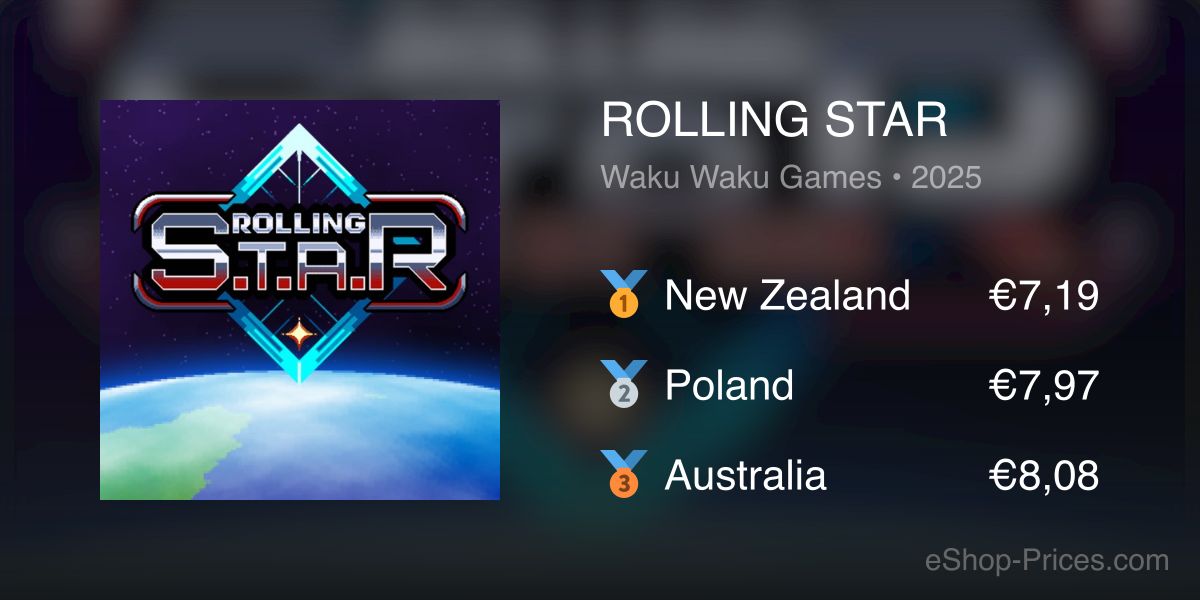 ROLLING STAR | Cheapest eShop Price