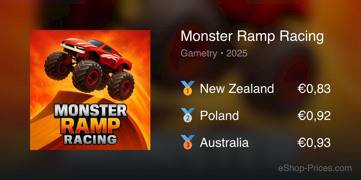 Monster Ramp Logo Monster Ramp Racing | Cheapest eShop Price