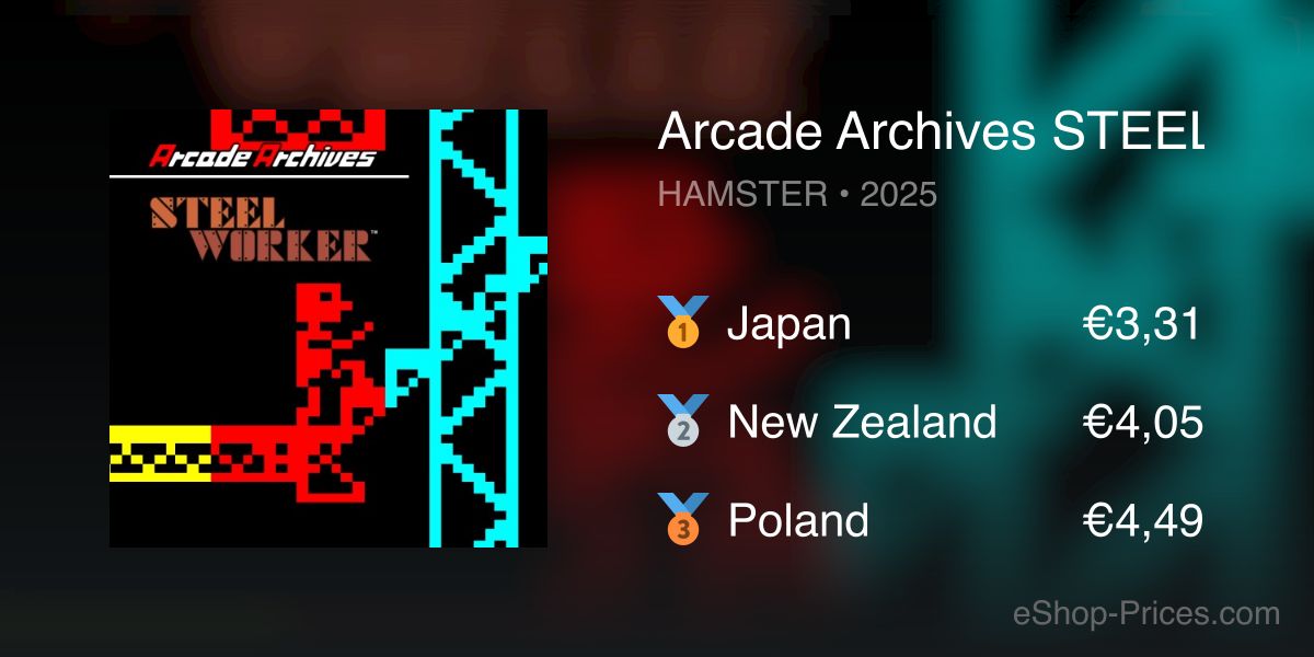 Arcade Workrer Arcade Archives STEEL WORKER | Cheapest eShop Price