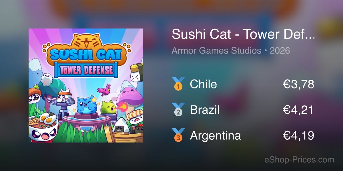 Sushi Cat - Tower Defense | Cheapest eShop Price