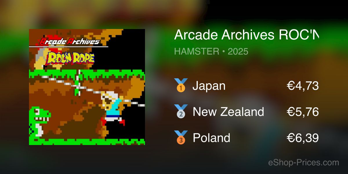 Arcade Archives ROC'N ROPE | Cheapest eShop Price
