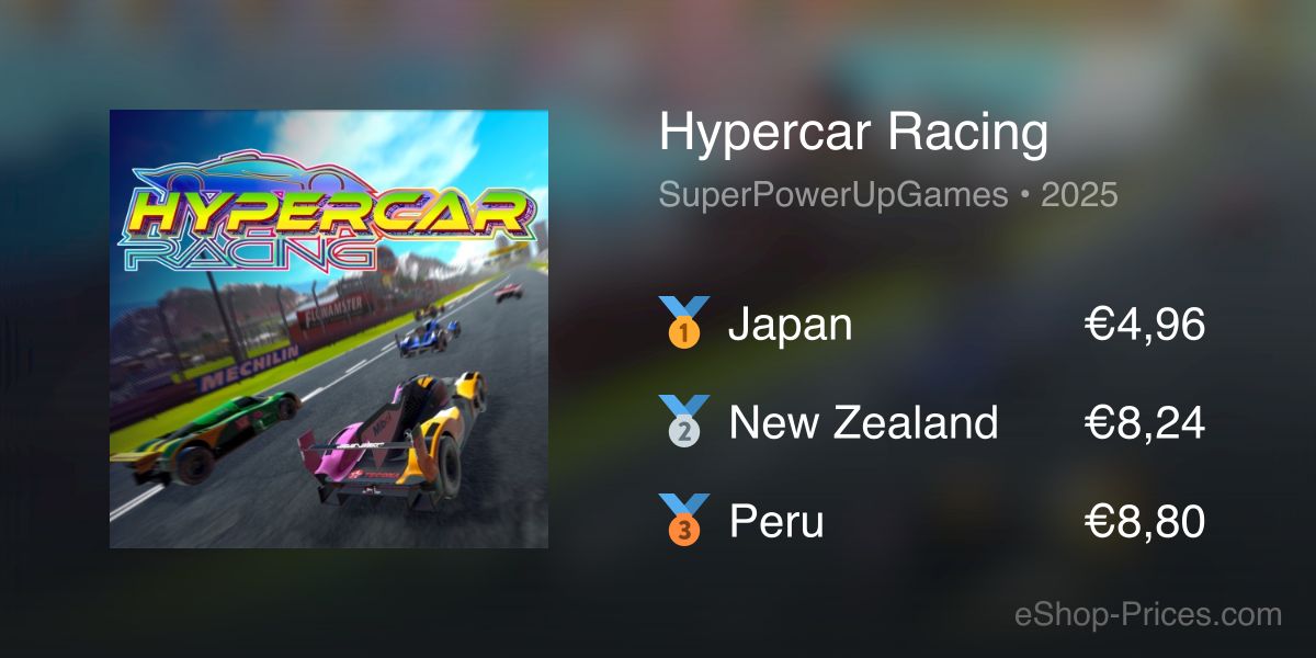 Hypercar Racing | Cheapest eShop Price