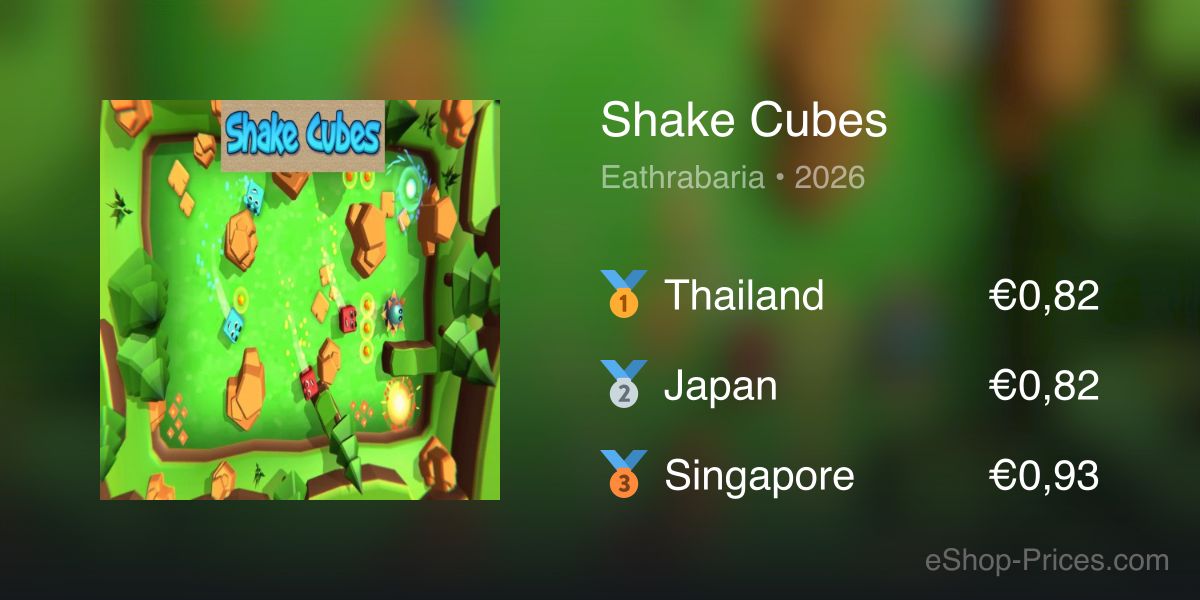 Shake Cubes | Cheapest eShop Price