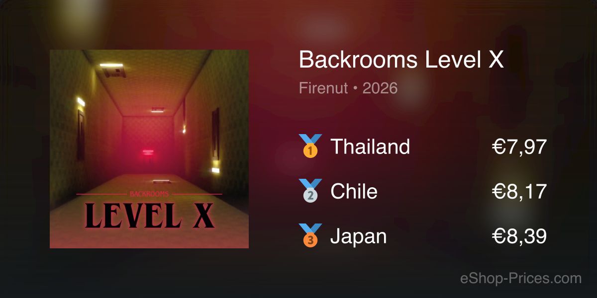 Backrooms Level X | Cheapest eShop Price
