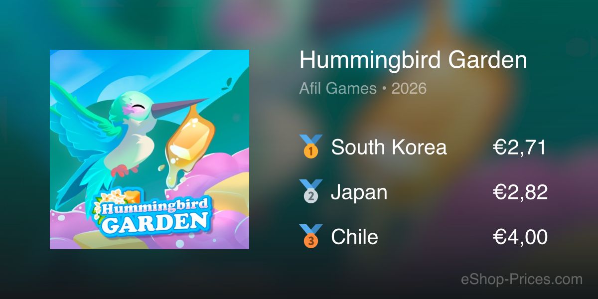 Hummingbird Garden | Cheapest eShop Price
