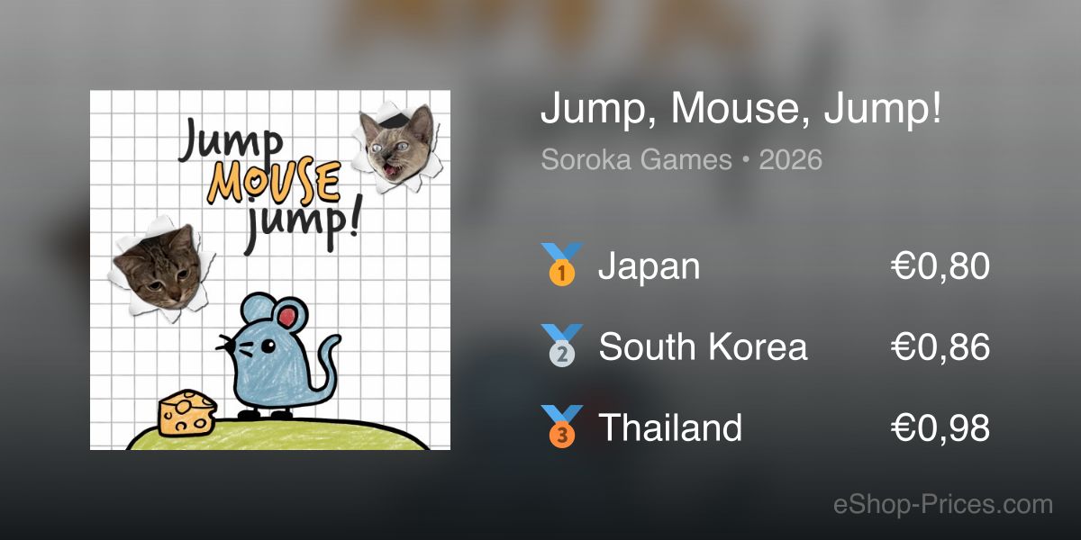 Jump Mouse Jump, Mouse, Jump! | Cheapest eShop Price