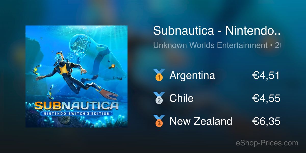 Subnautica - Nintendo Switch™ 2 Edition | Cheapest eShop Price – South ...