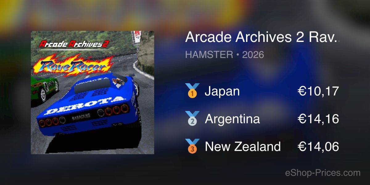 Arcade Rave Arcade Archives 2 Rave Racer | Cheapest eShop Price