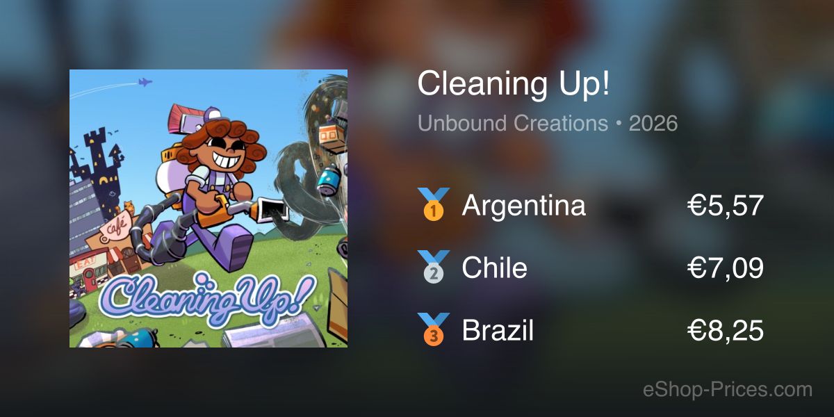 Cleaning Up! | Cheapest eShop Price