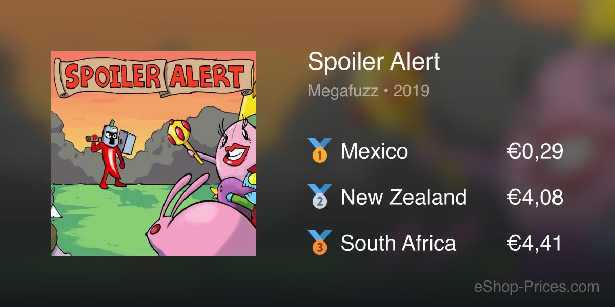 Spoiler Alert | Cheapest eShop Price