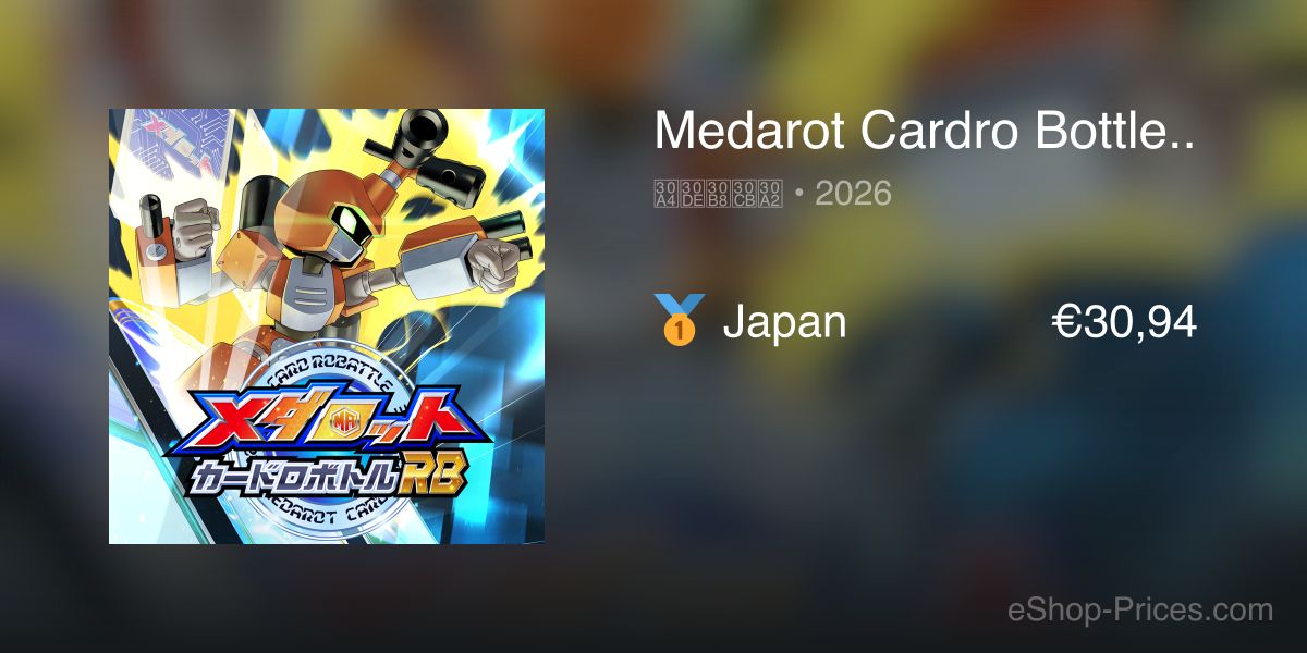Medarot Cardro Bottle RB Kabuto Ver. | Cheapest eShop Price