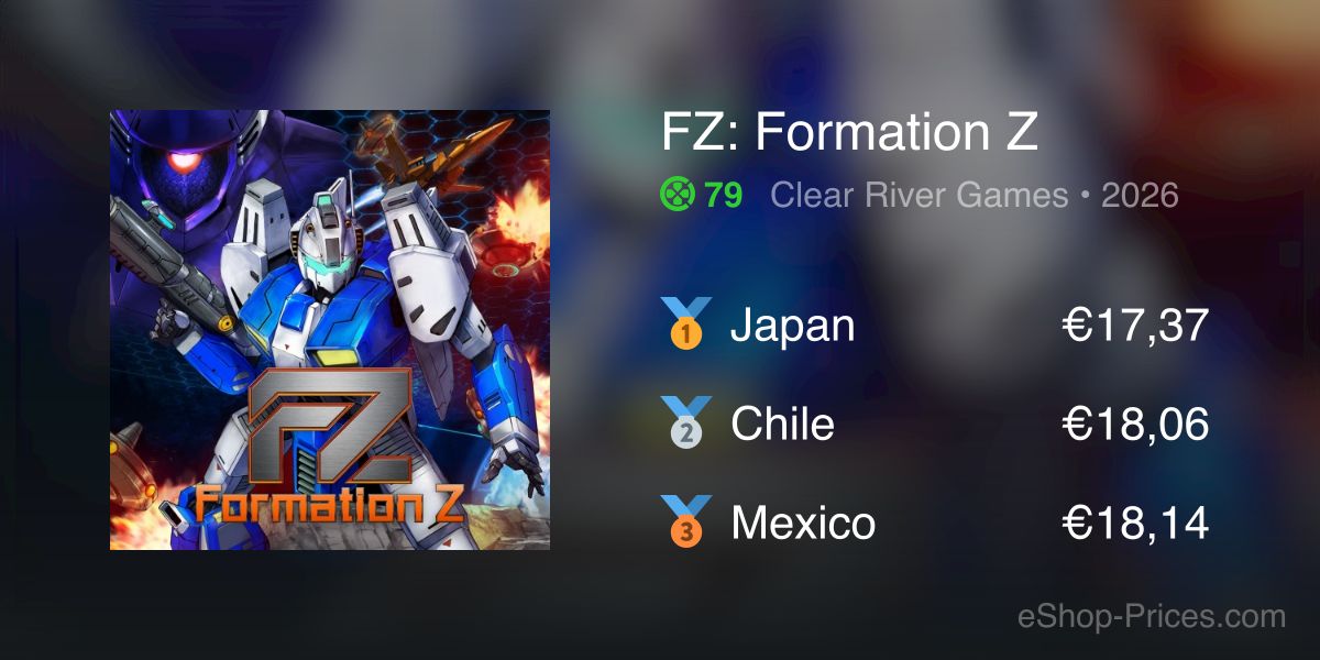FZ: Formation Z | Cheapest eShop Price