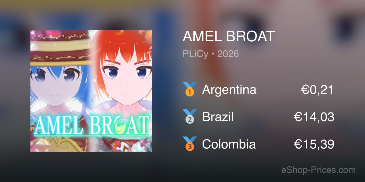 AMEL BROAT | Cheapest eShop Price