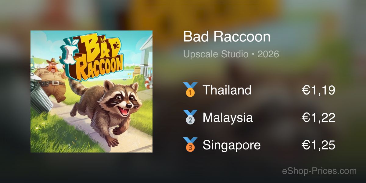 Bad Raccoon | Cheapest eShop Price