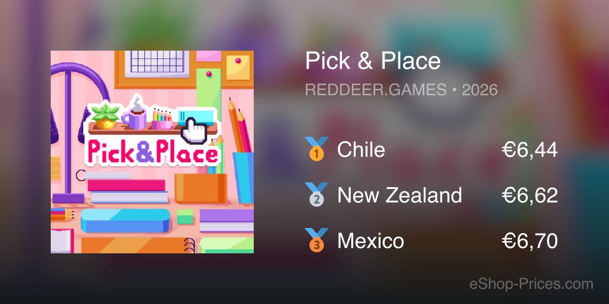 Pick & Place | Cheapest eShop Price
