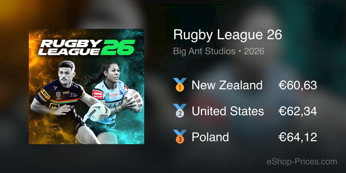 Rugby League 26 | Cheapest eShop Price – Australian Dollar