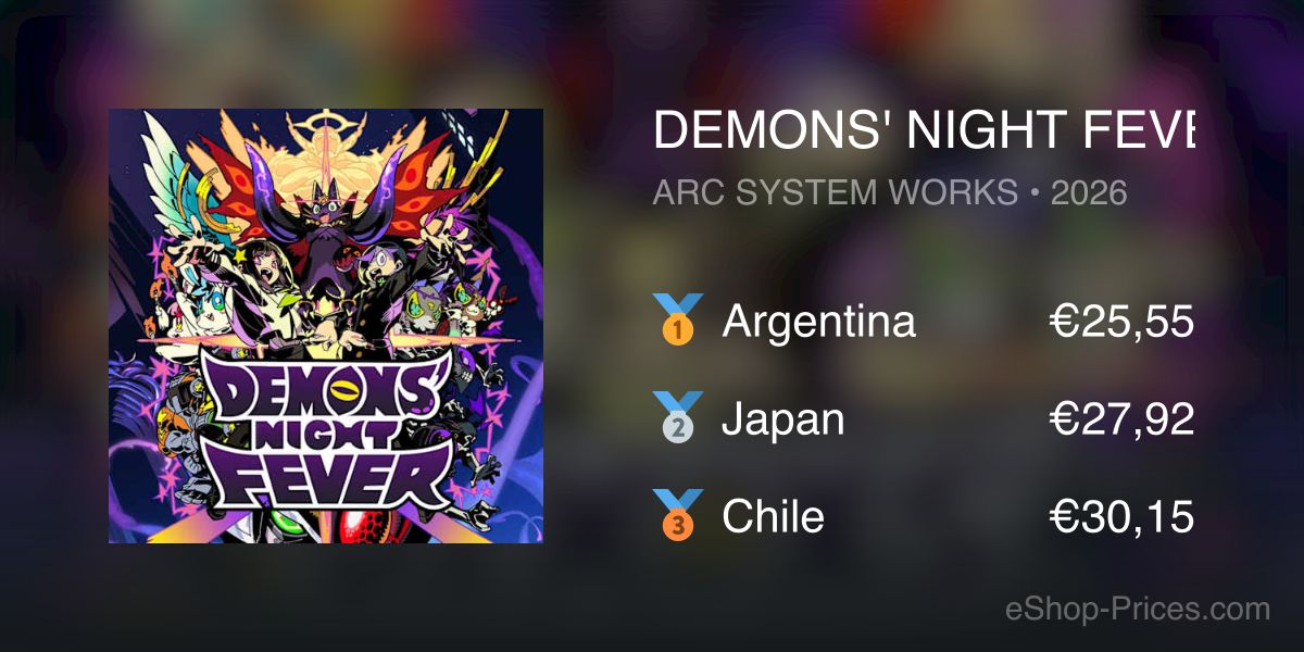 DEMONS' NIGHT FEVER | Cheapest eShop Price – British Pound