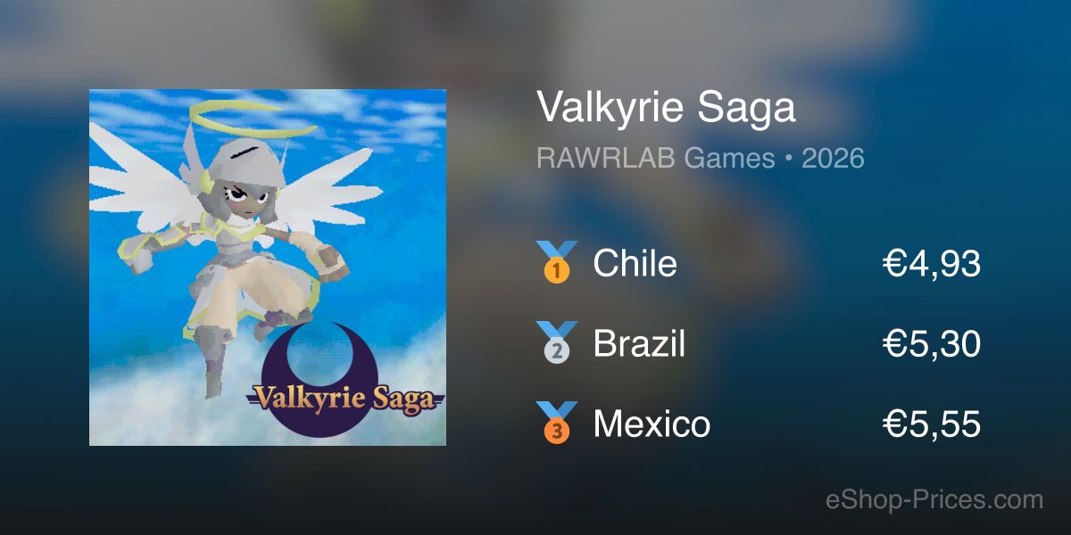 Valkyrie Saga | Cheapest eShop Price – Chinese Renminbi Yuan