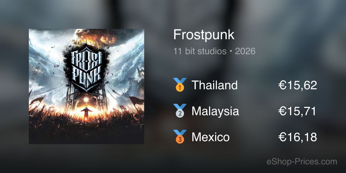 Frostpunk | Cheapest eShop Price – Euro