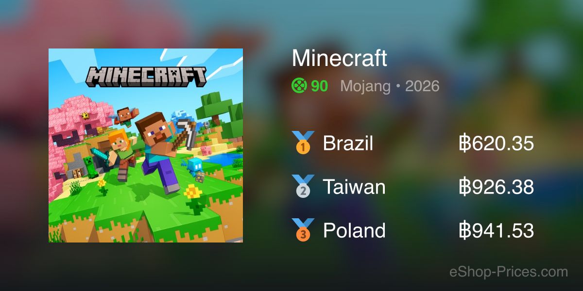 Minecraft | Cheapest eShop Price – Thai Baht
