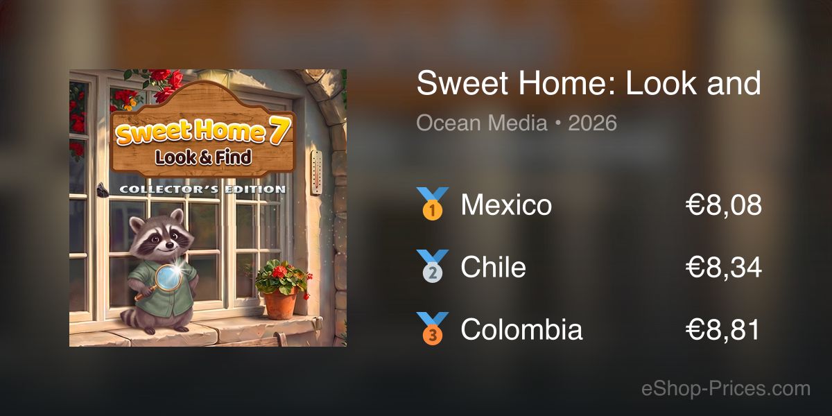 Sweet Home: Look and Find 7 Collector's Edition | Cheapest eShop Price