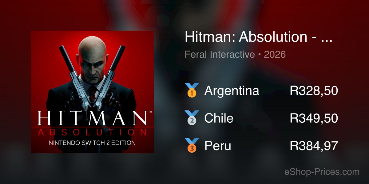 Hitman: Absolution - Nintendo Switch 2 Edition | Cheapest eShop Price ...