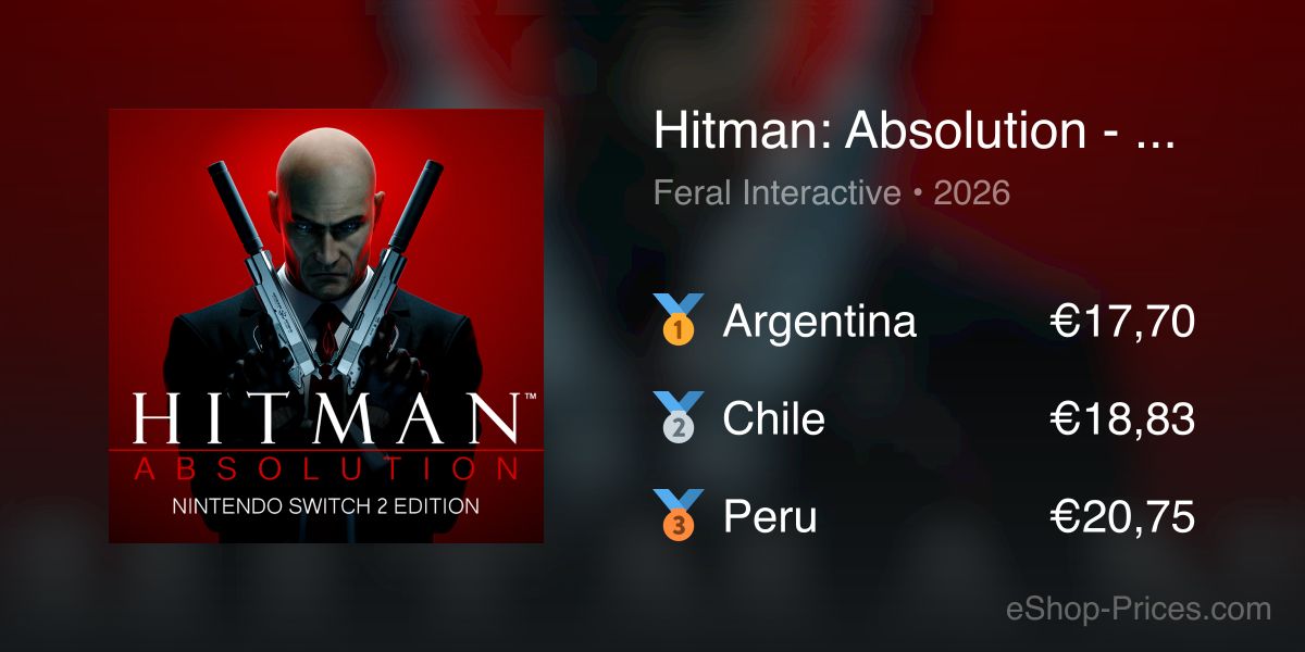 Krypton R Thai Hitman: Absolution - Nintendo Switch 2 Edition | Cheapest eShop Price ...