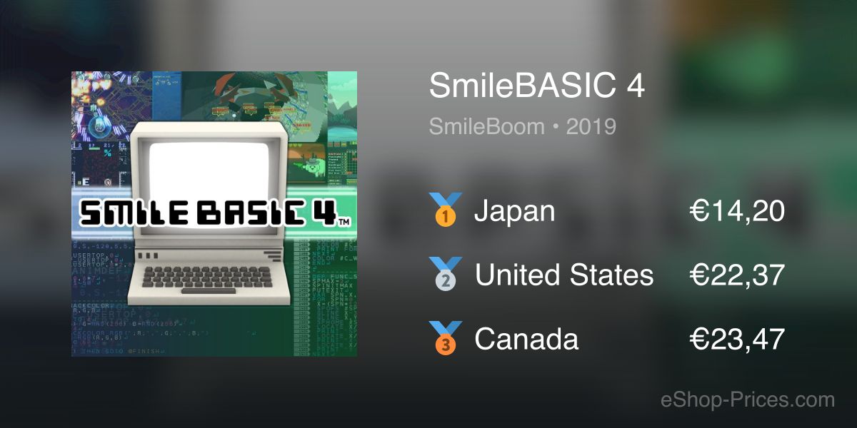 SmileBASIC 4 | Cheapest eShop Price