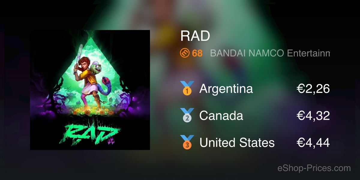 RAD | Cheapest eShop Price