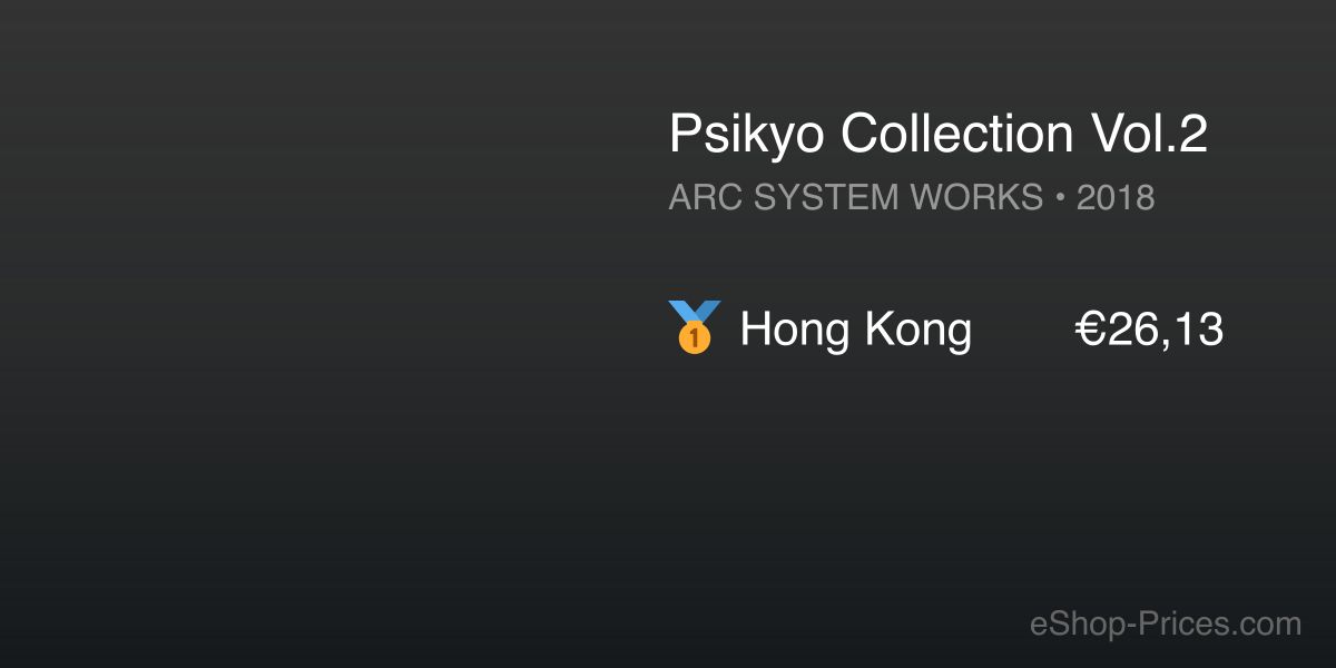Psikyo Collection Vol.2 | Cheapest eShop Price