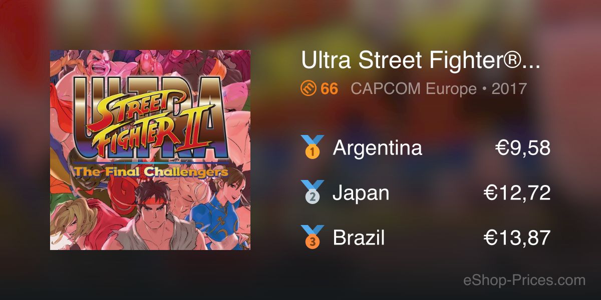 Ultra Street Fighter 2: The Final Challengers Switch Release Date, Price  Announced