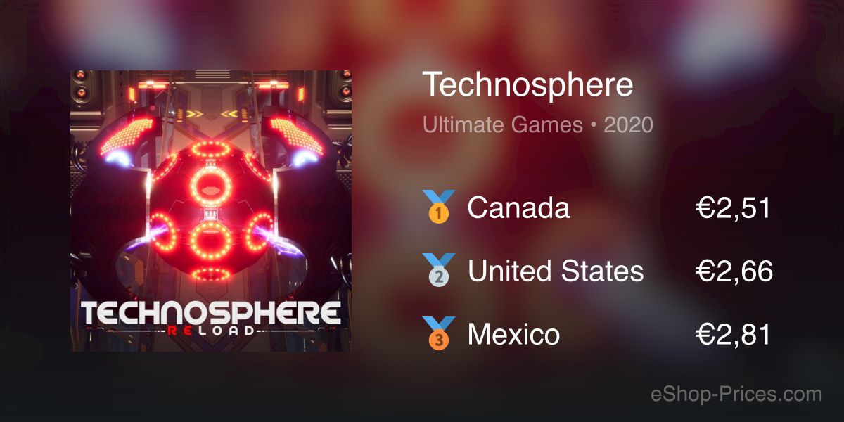 Technosphere | Cheapest eShop Price