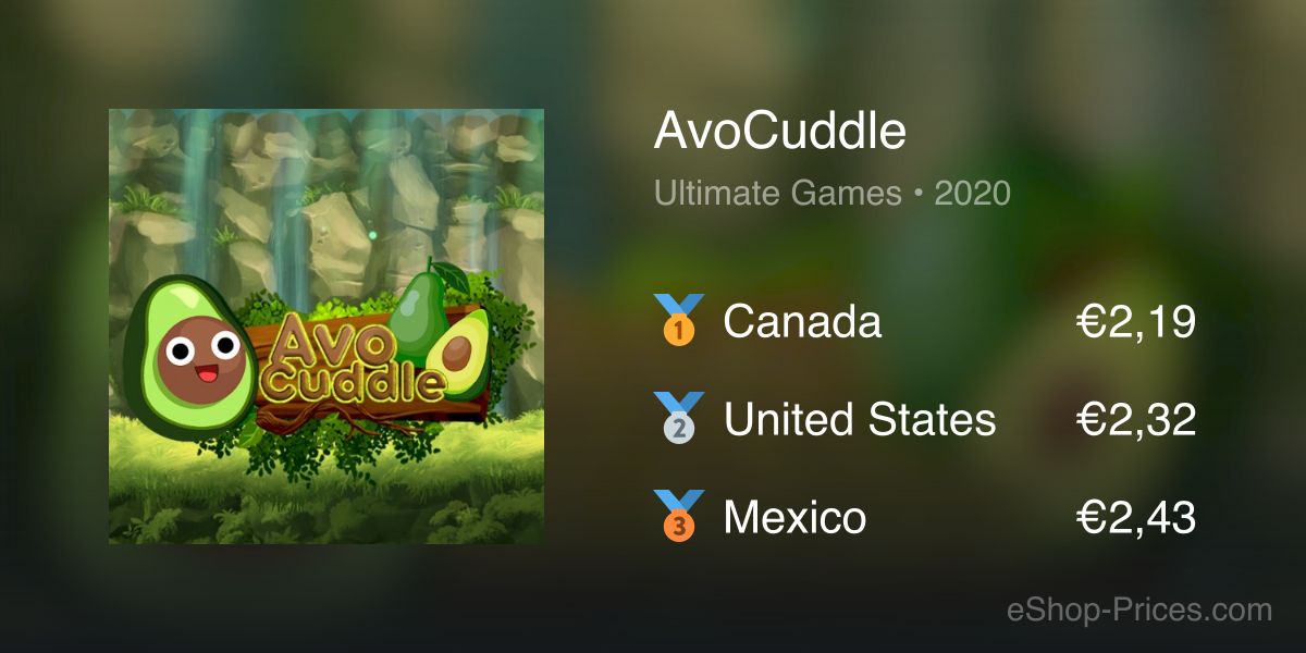 AvoCuddle | Cheapest eShop Price