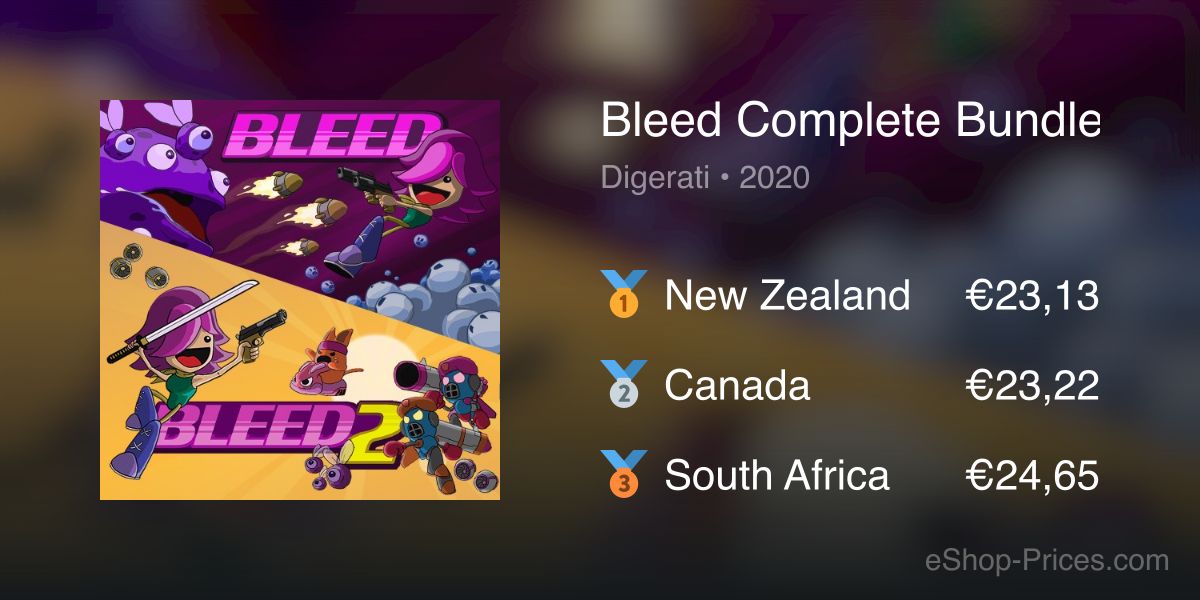 Bleed Complete Bundle | Cheapest eShop Price