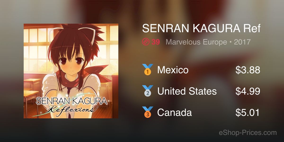 Senran Kagura Reflexions on Switch — price history, screenshots, discounts  • USA