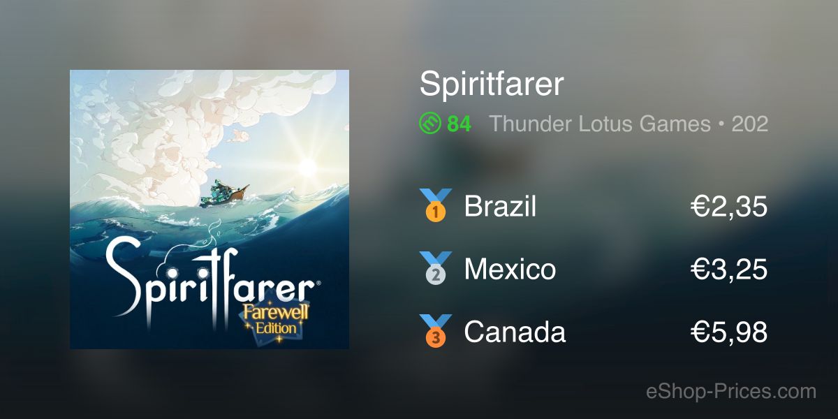 Spiritfarer on sale nintendo eshop