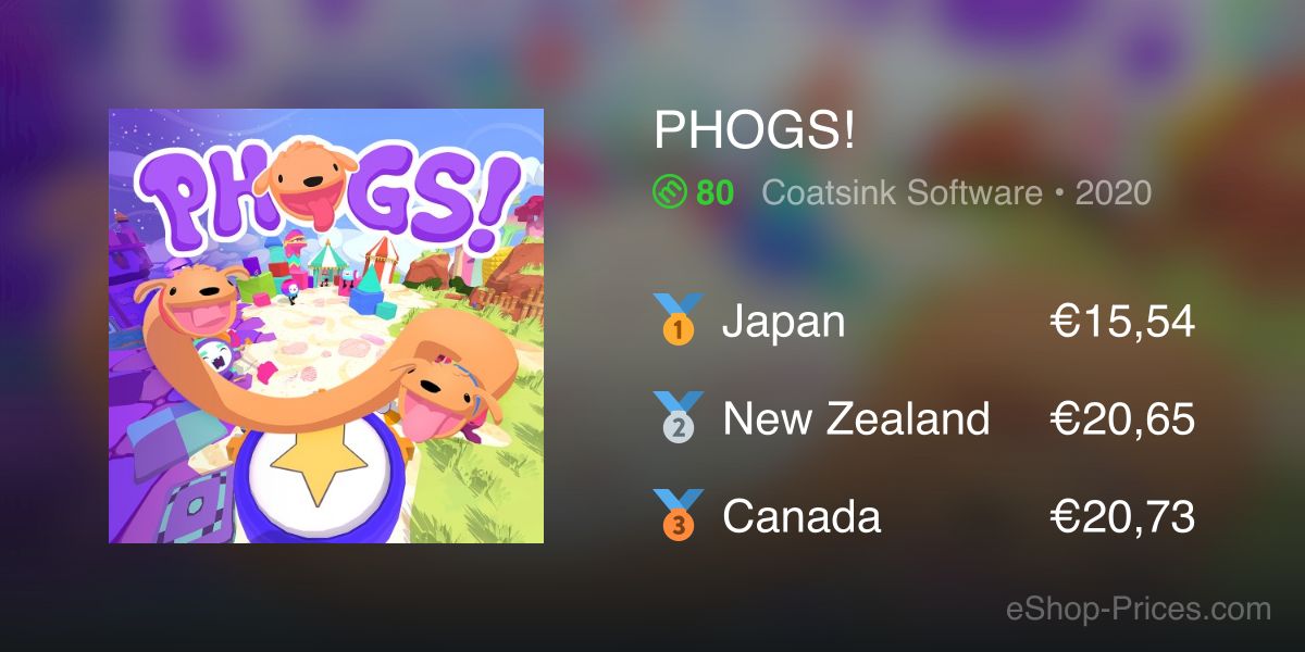 PHOGS! | Cheapest eShop Price