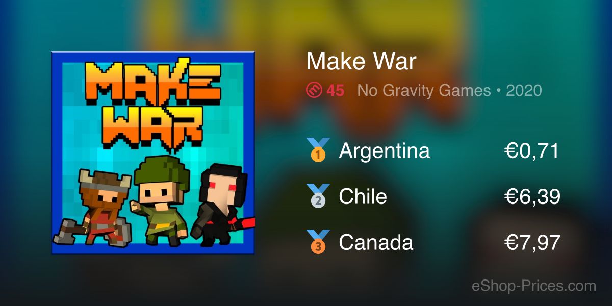Make War | Cheapest eShop Price