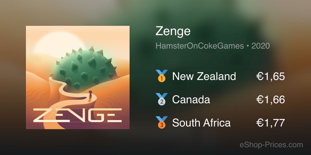 Zenge | Cheapest eShop Price