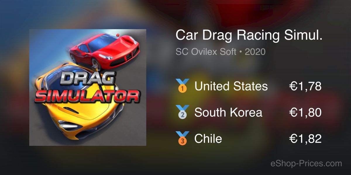 Car Drag Racing Simulator | Cheapest eShop Price