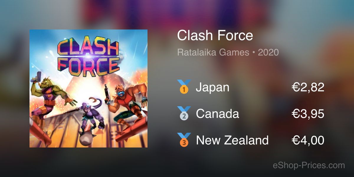 Clash Force | Cheapest eShop Price