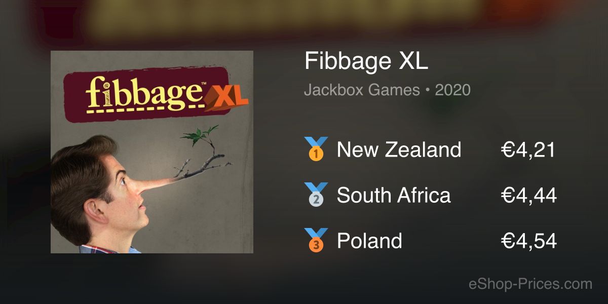 Fibbage XL | Cheapest eShop Price